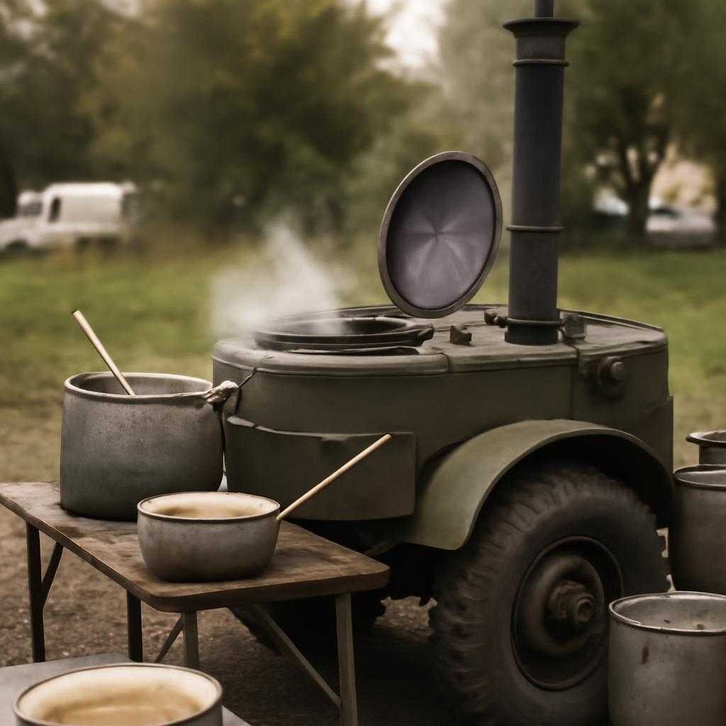 полевую кухню