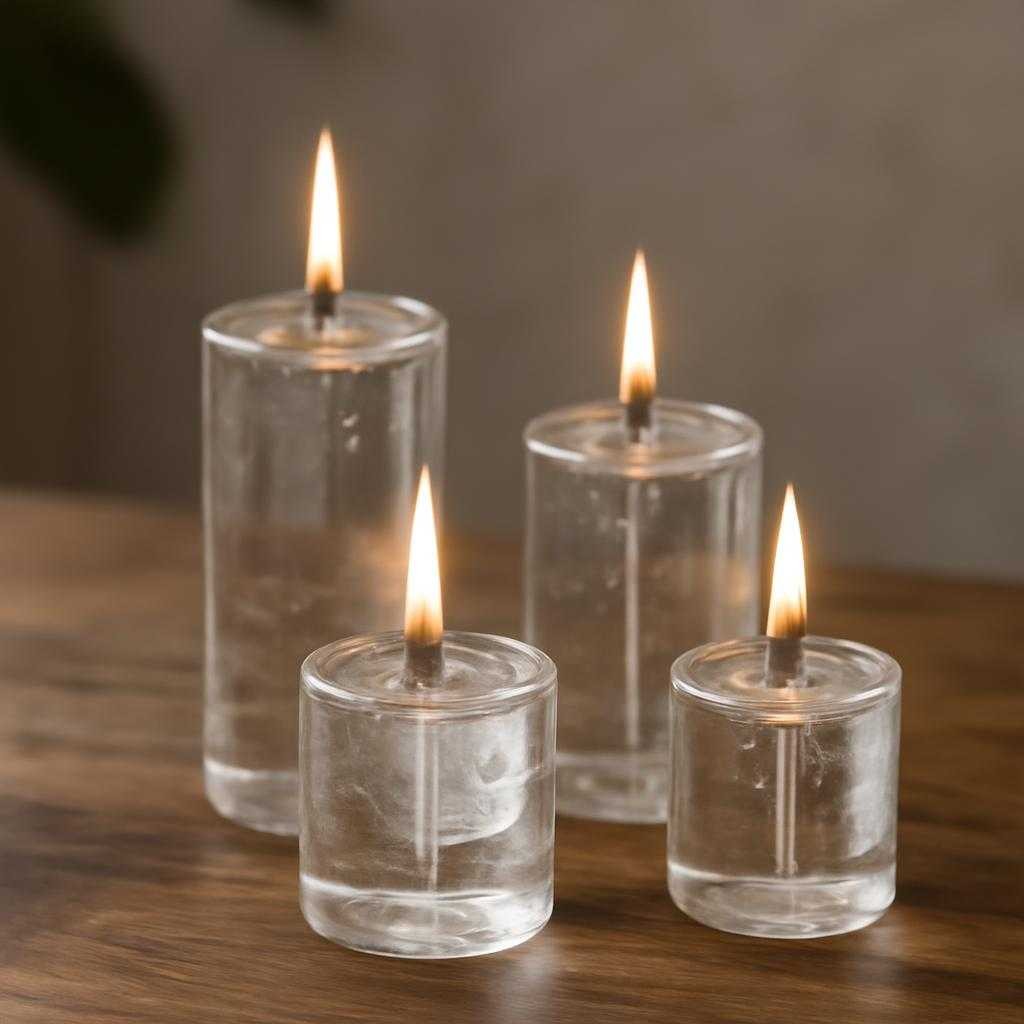 прозрачные свечи